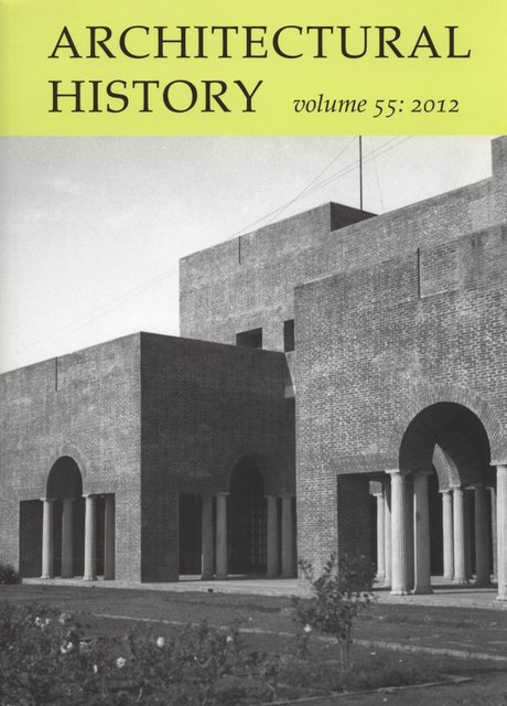 Cover of Architectural History