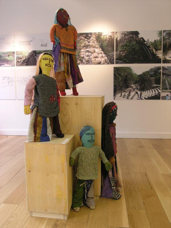 Nek Chand’s fabric figures