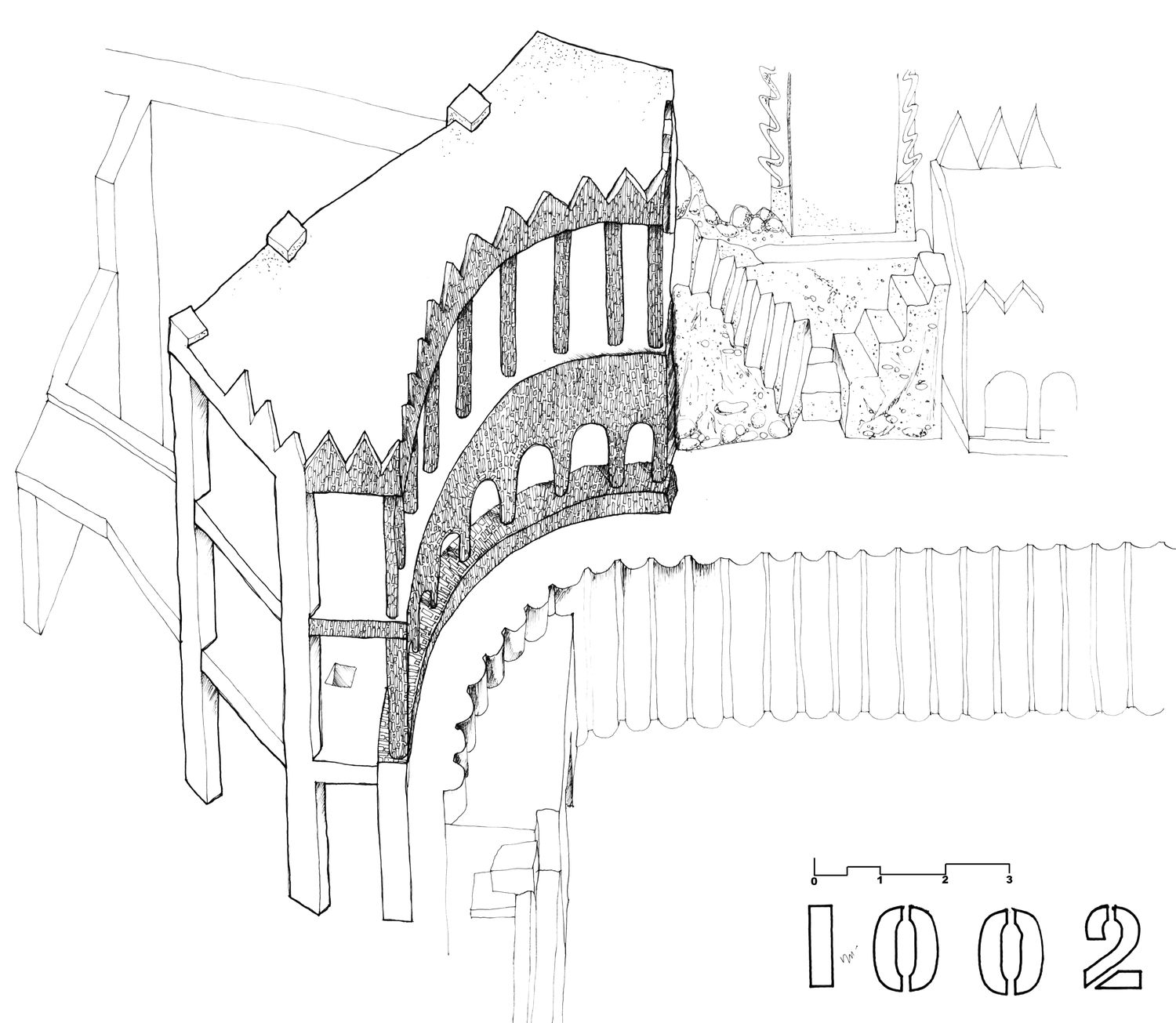 Axonometric I002