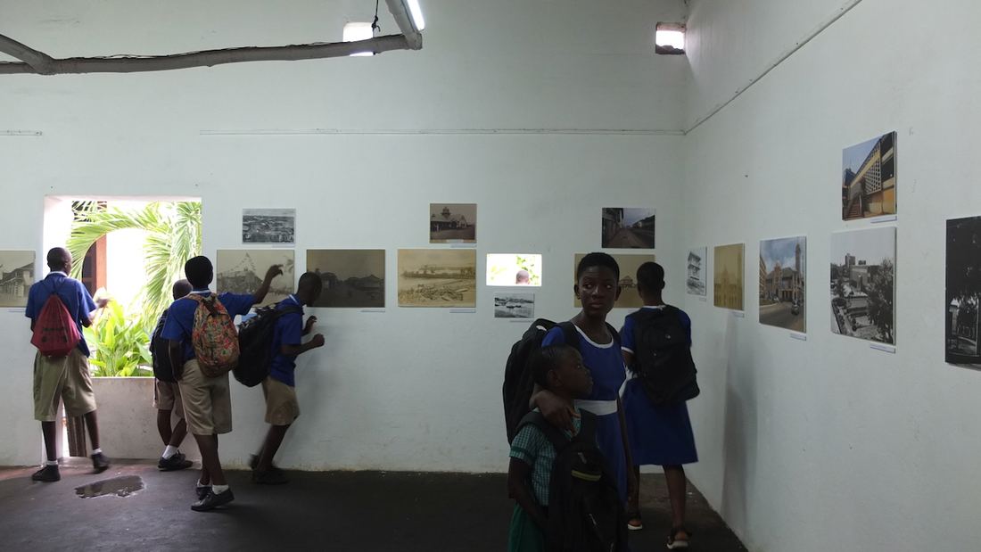 Installation view, Sharing Stories from Jamestown