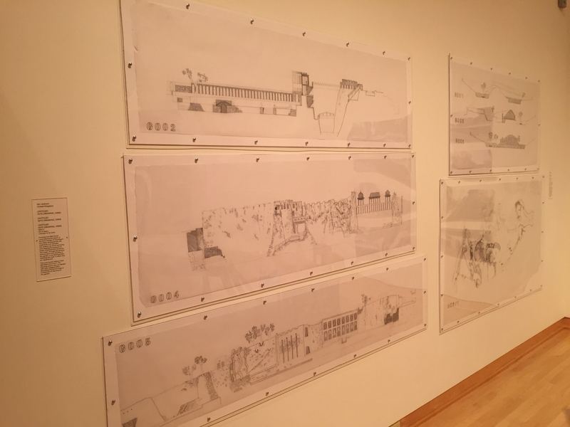 Survey drawings of the garden